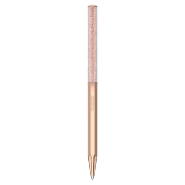 Crystalline ballpoint pen, Octagon shape, Rose gold tone, Rose gold-tone plated - Swarovski, 5654065