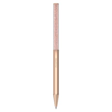 Crystalline Kugelschreiber, Achteckform, Roséfarben, Roségold-Legierungsschicht - Swarovski, 5654065