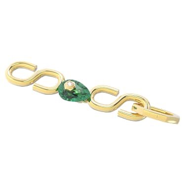 Numina extender, Green, Gold-tone plated - Swarovski, 5655619