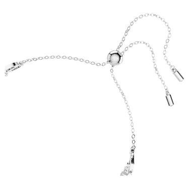 Bracelet Wordmark, Swarovski, Blanc, Métal rhodié - Swarovski, 5656169