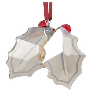 Holiday Cheers Lebkuchen Stechpalmenblätter Ornament - Swarovski, 5656277