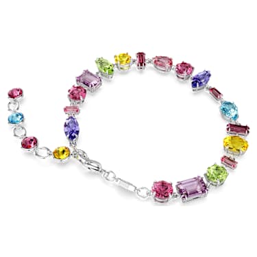 Gema 手鏈, 混合式切割, 漸層色, 鍍白金色 - Swarovski, 5656427