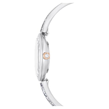 Crystal Rock Oval 手錶, 瑞士製造, 水晶錶鏈, 白色, 不銹鋼 - Swarovski, 5656878
