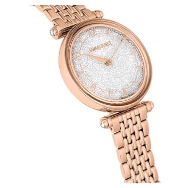 Reloj Crystalline Wonder, Fabricado en Suiza, Brazalete de metal, Tono oro rosa, Acabado tono oro rosa - Swarovski, 5656911