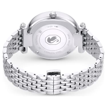 Crystalline Wonder watch, Swiss Made, Metal bracelet, Silver tone, Stainless steel - Swarovski, 5656929