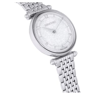 Reloj Crystalline Wonder, Fabricado en Suiza, Brazalete de metal, Tono plateado, Acero inoxidable - Swarovski, 5656929