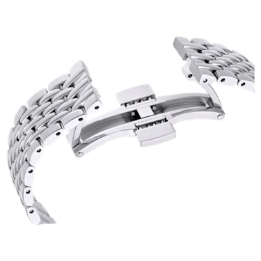 Crystalline Wonder watch, Swiss Made, Metal bracelet, Silver tone, Stainless steel - Swarovski, 5656929