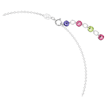 Gema 네크리스, 믹스 컷, 멀티컬러, 로듐 플래팅 - Swarovski, 5658398
