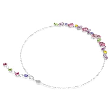 Gema 네크리스, 믹스 컷, 멀티컬러, 로듐 플래팅 - Swarovski, 5658398