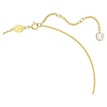 Pendentif Gema, Tailles variées, Fleur, Vert, Placage de ton or - Swarovski, 5658399
