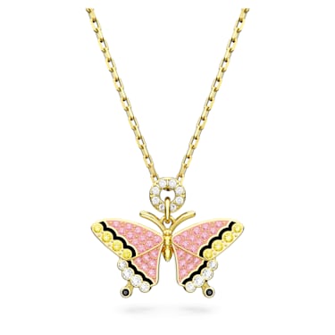 Yellow butterfly deals necklace