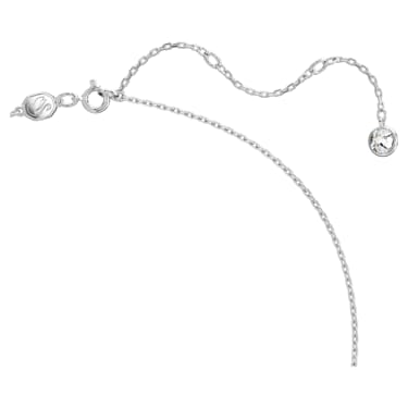 Swan 套裝, 天鵝, 藍色, 鍍白金色 - Swarovski, 5660597