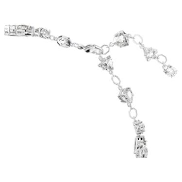 Mesmera Halsband, Verschiedene Schliffe, Weiß, Rhodiniert - Swarovski, 5661523