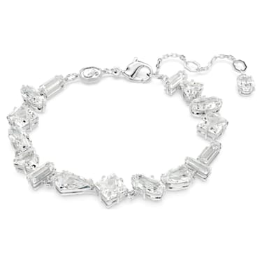 Bracelet Mesmera, Tailles variées, Blanc, Métal rhodié - Swarovski, 5661529
