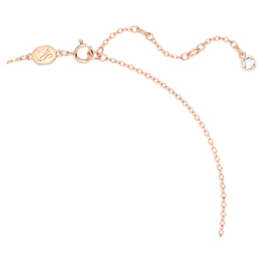 Volta เซ็ต, โบว์, เขียว, เคลือบโทนสีโรสโกลด์ - Swarovski, 5661680