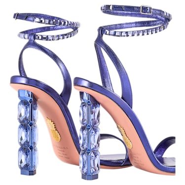AQUAZZURA Aura รองเท้าแตะ, Very Peri - Swarovski, 5661898