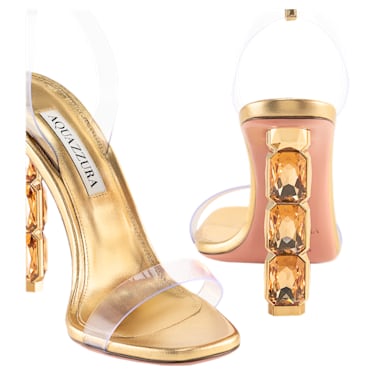 Sandalo AQUAZZURA Aura, Tono dorato delicato - Swarovski, 5661902