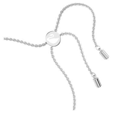สร้อยข้อมือ Una Angelic, เจียระไนทรงสี่เหลี่ยมจัตุรัส, น้ำเงิน, เคลือบโรเดียม - Swarovski, 5662141