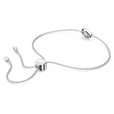 สร้อยข้อมือ Una Angelic, เจียระไนทรงสี่เหลี่ยมจัตุรัส, น้ำเงิน, เคลือบโรเดียม - Swarovski, 5662141