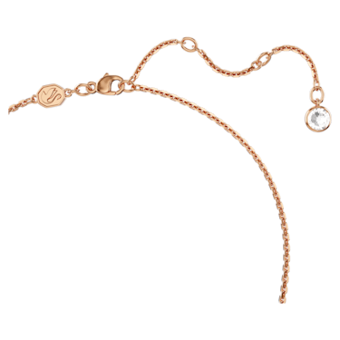 Sublima 項鏈, 心形, 粉紅色, 鍍玫瑰金色調 - Swarovski, 5662874