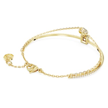 Bracelet-jonc Chroma, Tailles variées, Multicolore, Placage de ton or - Swarovski, 5662924