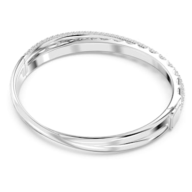 Swarovski silver bangle discount