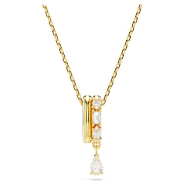 Pendentif Imber, Tailles variées, Blanc, Placage de ton or - Swarovski, 5663333