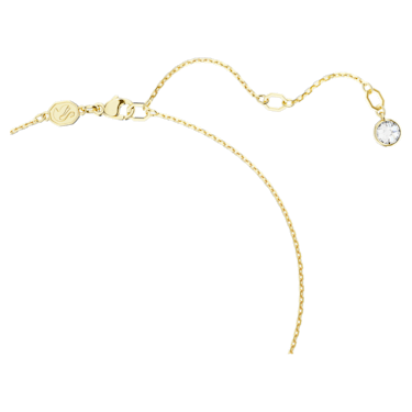 Imber pendant, Mixed cuts, White, Gold-tone plated | Swarovski