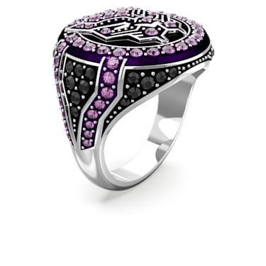 Marvel Black Panther 戒指, 黑豹, 紫色, 鍍白金色 - Swarovski, 5663351