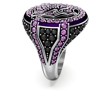 Marvel Black Panther 戒指, 黑豹, 紫色, 鍍白金色 - Swarovski, 5663351