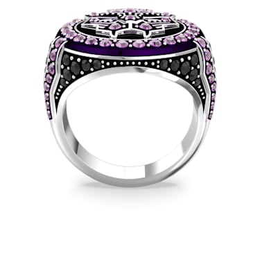Marvel Black Panther 戒指, 黑豹, 紫色, 鍍白金色 - Swarovski, 5663351