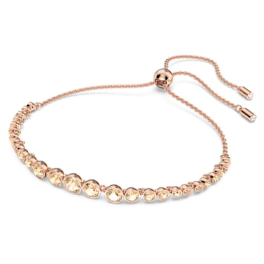 Imber Emily Armband, Gemischte Rundschliffe, Rosa, Roségold-Legierungsschicht - Swarovski, 5663393