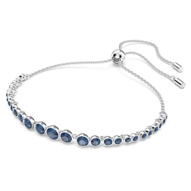 Bora bora Bracelet with crystal and swarovski beads in Turquoise and Blue –  Shop