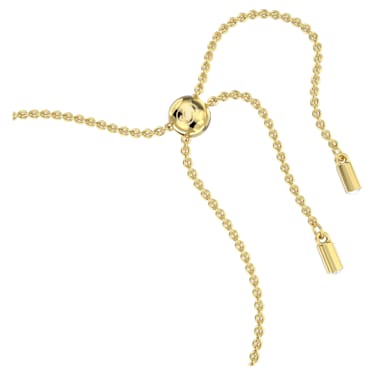 Zapestnica Imber Emily, Mešani okrogli rezi, Zlat odtenek, PVD zlatega odtenka - Swarovski, 5663395