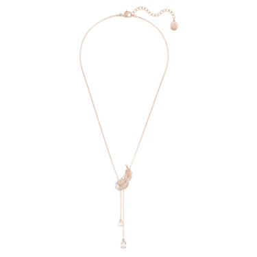 Swarovski rose gold necklace sale