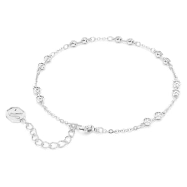 Strand Swarovski Remix Collection, Taille ronde, Blanc, Métal rhodié - Swarovski, 5663545