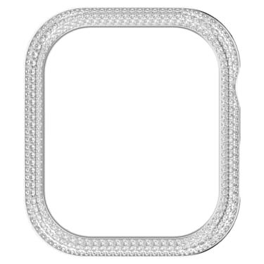 Carcasa Sparkling, Para Apple Watch® Series 7, 41 mm, Tono plateado - Swarovski, 5663567