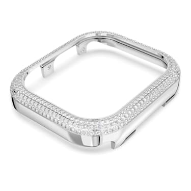 Capa Sparkling, Para o Apple Watch® Series 7, 41 mm, Prata - Swarovski, 5663567