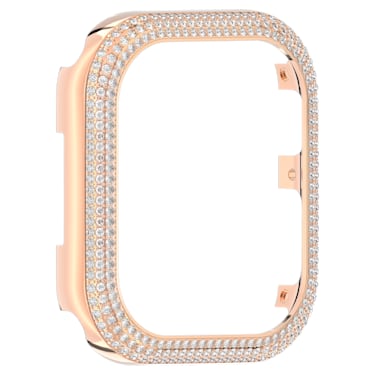 Sparkling case, For Apple Watch® Series 7, 41 mm, Rose gold tone