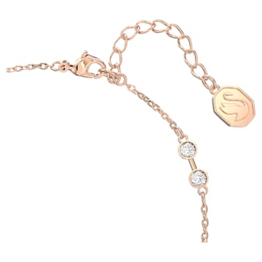 Swarovski Remix Collection Strand, 라운드 컷, 화이트, 로즈골드 톤 플래팅 - Swarovski, 5664055