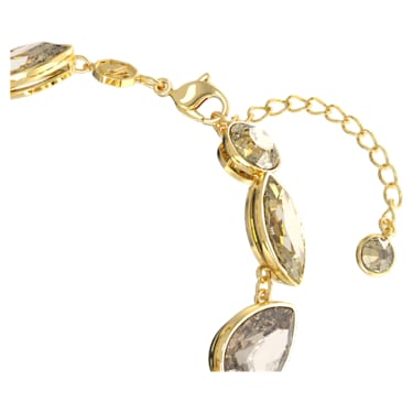 Pulseira Elegance of Africa, Combinação de lapidações, Castanho, Lacado a dourado - Swarovski, 5664794