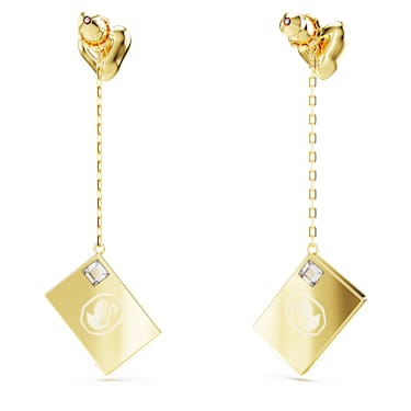 Letter drop earrings outlet