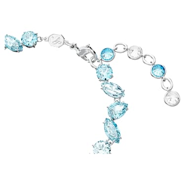 Bracelet Gema, Tailles variées, Bleu, Métal rhodié - Swarovski, 5666018