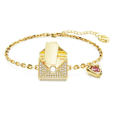 Letra bracelet Love letter Multicolored Gold tone plated