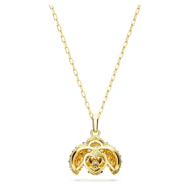 Pendente Idyllia, Coccinella, Rosso, Placcato color oro - Swarovski, 5666225
