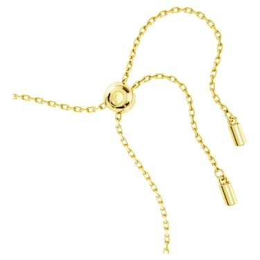 Idyllia Armband, Verschiedene Schliffe, Glücksklee, Grün, Goldlegierungsschicht - Swarovski, 5666585