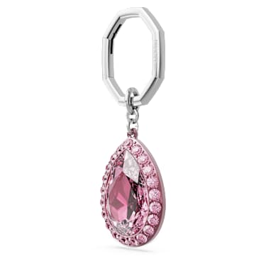 Chaveiro, Lapidação pera, Rosa - Swarovski, 5666646