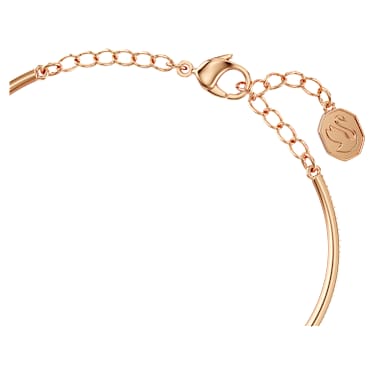Sublima bracelet, Heart, Pink, Rose gold-tone plated - Swarovski, 5666672