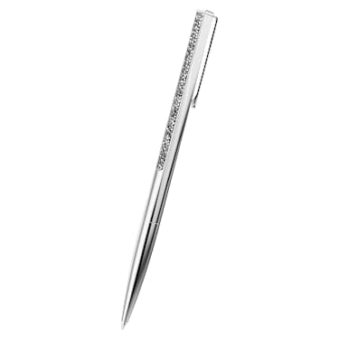Crystal Shimmer ballpoint pen, Silver tone, Chrome plated - Swarovski, 5668056