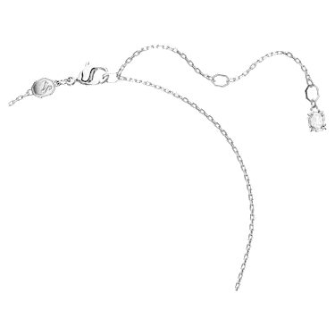Mesmera pendant, Mixed cuts, Pink, Rhodium plated - Swarovski, 5668275